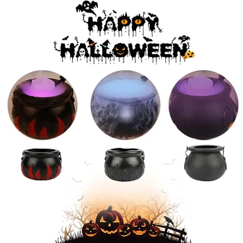 Halloween Witch Pot Smoke Machine Mist Maker LED Humidifier Color Changing Party DIY Scene Layout Prank Toy Creepy Party Prop
Halloween Witch Pot Smoke Machine Mist Maker LED Humidifier Color Changing Party DIY Scene Layout Prank Toy Creepy Party Prop