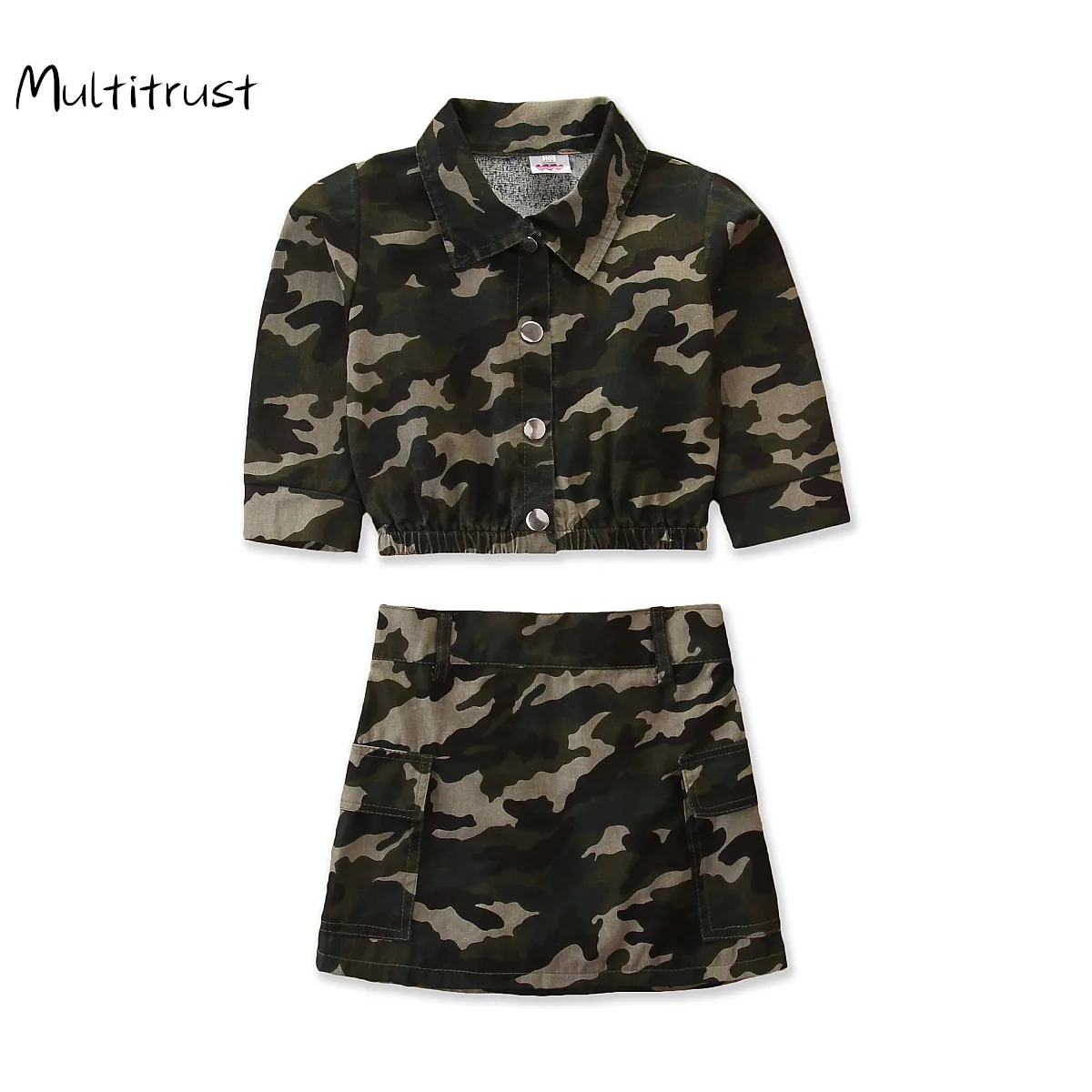 1-6Y Autumn Toddler Girls Clothes Sets Camouflage Long Sleeve Single Breasted Coat+A-Line Skirts 2PCS 
1-6Y Autumn Toddler Girls Clothes Sets Camouflage Long Sleeve Single Breasted Coat+A-Line Skirts 2PCS