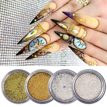 1 Box 3D Nail Decorations Stainless Steel Nail Beads Mini Gold Silver Mixed Size Nail Art Tools DIY Nail Decoration 0.8mm/1.0mm
1 Box 3D Nail Decorations Stainless Steel Nail Beads Mini Gold Silver Mixed Size Nail Art Tools DIY Nail Decoration 0.8mm/1.0mm