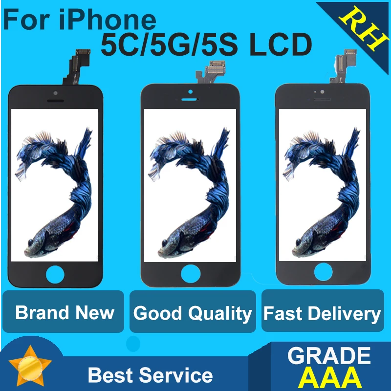 Grade AAAA+++ LCD Display For iPhone 5 5G 5S 5C SE Touch Screen Digitizer Assembly. No Dead Pixel+ with Gifts
Grade AAAA+++ LCD Display For iPhone 5 5G 5S 5C SE Touch Screen Digitizer Assembly. No Dead Pixel+ with Gifts