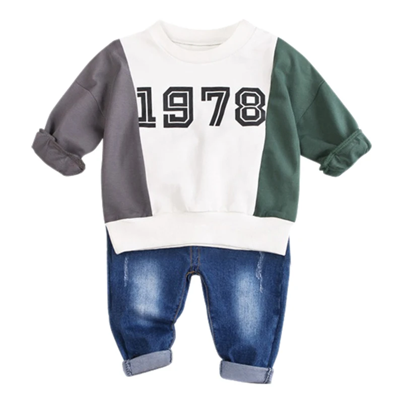Baby Boy Cool Clothes Set Autumn New Plaid Pattern Boys Sets Gentleman Style Shirt Jeans 2 Pieces Children's Sets
Baby Boy Cool Clothes Set Autumn New Plaid Pattern Boys Sets Gentleman Style Shirt Jeans 2 Pieces Children's Sets