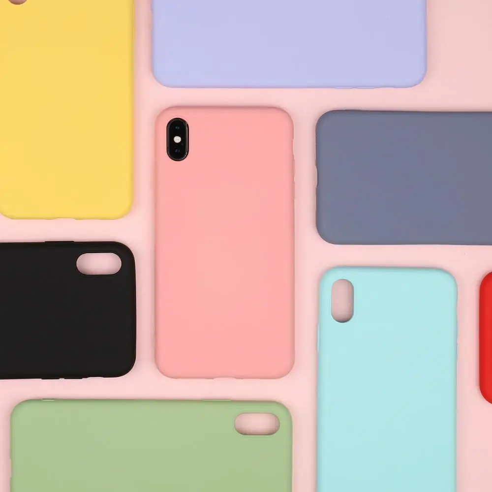 Мягкий силиконовый ультра-тонкий для iPhone 11 11pro pro max все включено чехол телефона X