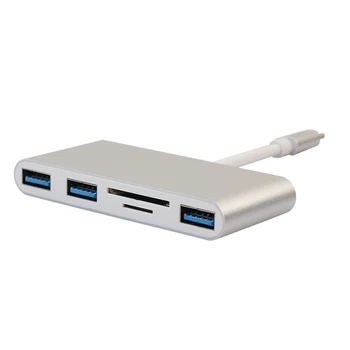 TYPE-C to USB3.0 Multi-Port Adapter + SD/TF Card Reader for Apple MacBook
TYPE-C to USB3.0 Multi-Port Adapter + SD/TF Card Reader for Apple MacBook