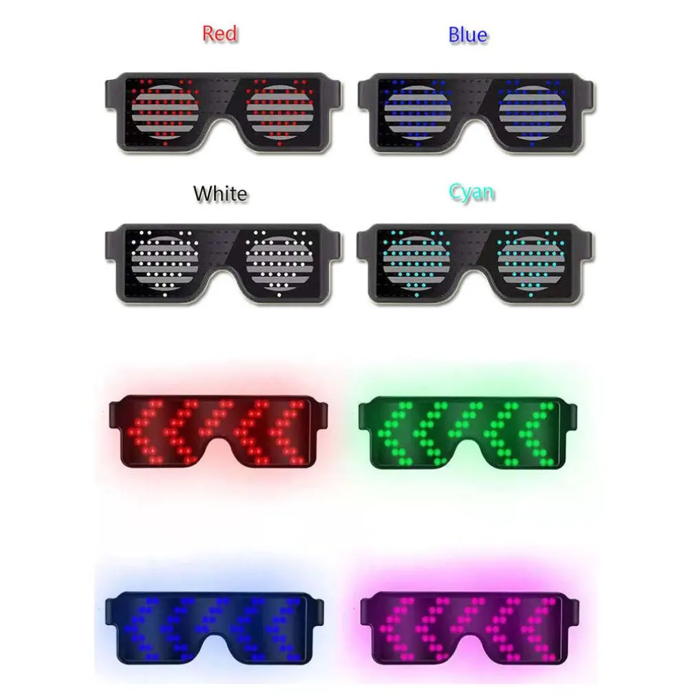 Magic Bluetooth Led Party Glasses APP Control Shield Luminous Glasses USB Charge DIY App Control Multi-lingual Quick Flash fun
Magic Bluetooth Led Party Glasses APP Control Shield Luminous Glasses USB Charge DIY App Control Multi-lingual Quick Flash fun
