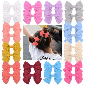 12pairs 3.55" Solid Color Cotton Fabric Hair Bows Alligator Clips for Baby Girls Newborn Hairpin Children Hair Accessories
12pairs 3.55" Solid Color Cotton Fabric Hair Bows Alligator Clips for Baby Girls Newborn Hairpin Children Hair Accessories