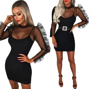 Two Piece Skirt Set Women Short Sets Sexy Mesh See Through Petal Sleeve Ladies 2 Piece Sets Womens Clothing
Two Piece Skirt Set Women Short Sets Sexy Mesh See Through Petal Sleeve Ladies 2 Piece Sets Womens Clothing