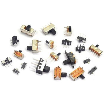 Multiple types Mini Slide Switch On-OFF Micro Toggle Switch 1P2T H=1.5/2/5MM Miniature Horizontal Slide Switch 1P2T SS MSK SK
Multiple types Mini Slide Switch On-OFF Micro Toggle Switch 1P2T H=1.5/2/5MM Miniature Horizontal Slide Switch 1P2T SS MSK SK