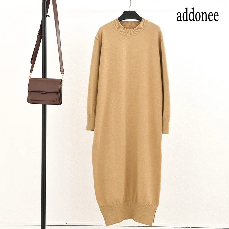 New Style Spring Autumn Winter High Quality Cotton Cashmere Wool Women Long Dress Casual Loose Flexible Solid Soft Warm O-Neck
New Style Spring Autumn Winter High Quality Cotton Cashmere Wool Women Long Dress Casual Loose Flexible Solid Soft Warm O-Neck