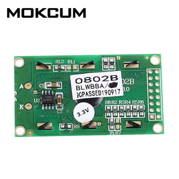 DC 3.3V LCD0802 LCD Display Module White Character Blue Background Dot Matrix 08x02 Screen SPLC780C Driver
DC 3.3V LCD0802 LCD Display Module White Character Blue Background Dot Matrix 08x02 Screen SPLC780C Driver