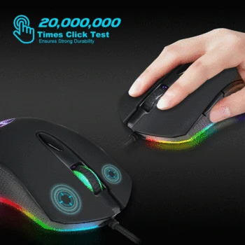 Professional-Grade Wired Gaming Mouse 4800DPI Adjustable program Gamer Mice LED Optical Sens for Laptop Computer PC LOL CS
Professional-Grade Wired Gaming Mouse 4800DPI Adjustable program Gamer Mice LED Optical Sens for Laptop Computer PC LOL CS