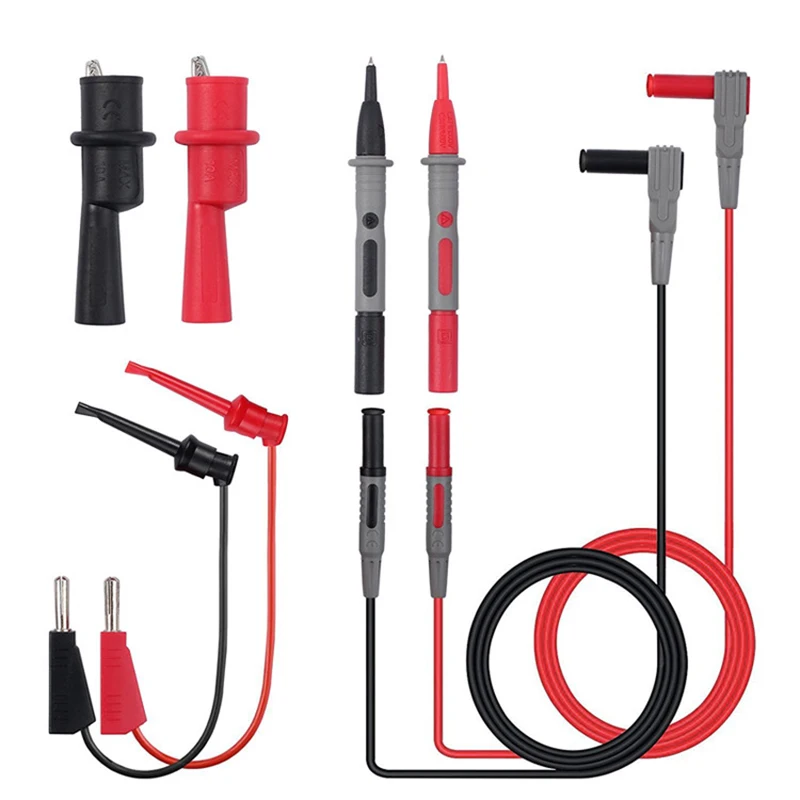 QHTITEC Digital Multimeter Test Leads Set Probe Test Rod Multi-function Multimeter Accessory Lead Probe Combination Test Wire
QHTITEC Digital Multimeter Test Leads Set Probe Test Rod Multi-function Multimeter Accessory Lead Probe Combination Test Wire