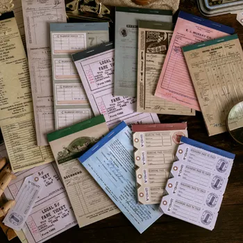 12 Designs Mixed Vintage Tickets Theme Memo Pad 30 Sheets Cool Old Times Fashion Paper Notes Free Shipping
12 Designs Mixed Vintage Tickets Theme Memo Pad 30 Sheets Cool Old Times Fashion Paper Notes Free Shipping