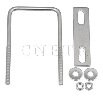 CNBTR Silver 304 Stainless Steel Square U Bolts with Plate Nut Set M6x60x110
CNBTR Silver 304 Stainless Steel Square U Bolts with Plate Nut Set M6x60x110