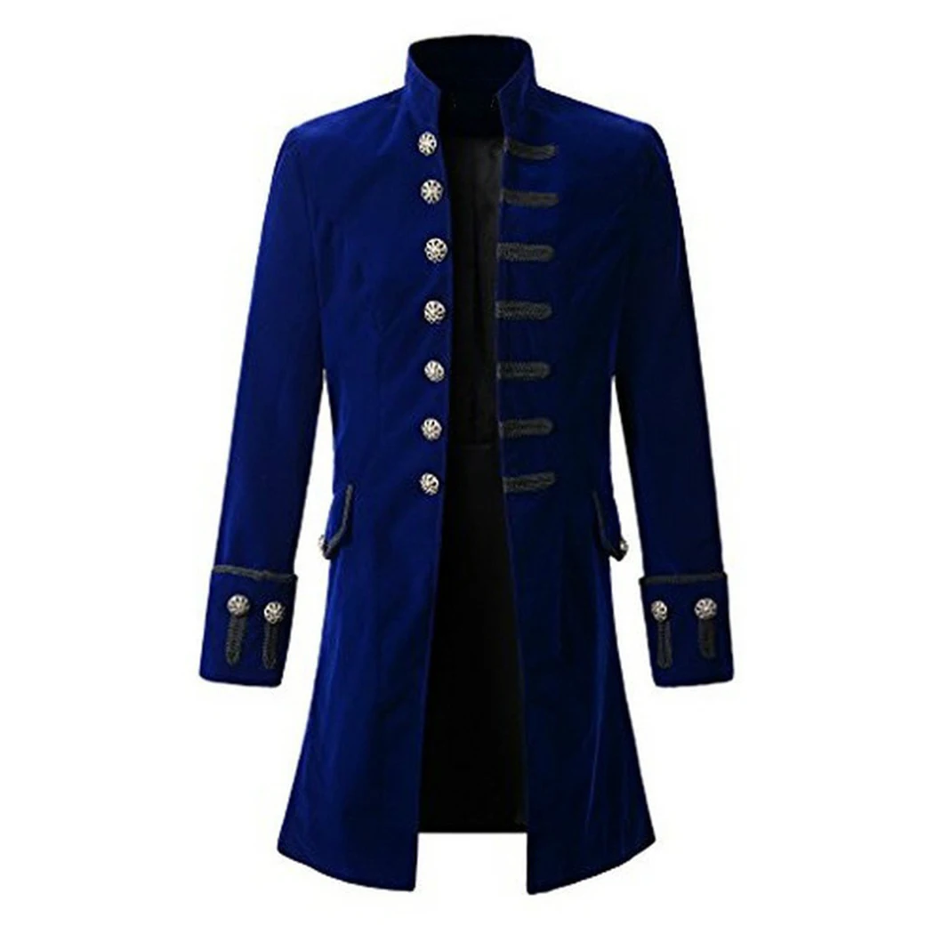 Men Coat Men Solid Color Fashion Steampunk Retro Long-Sleeved Coat Fashion Pop Tide Autumn And Winter Tide Fashion Pop Tide
Men Coat Men Solid Color Fashion Steampunk Retro Long-Sleeved Coat Fashion Pop Tide Autumn And Winter Tide Fashion Pop Tide