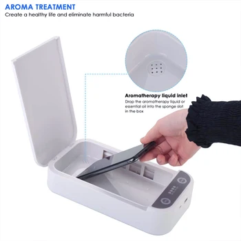 Portable UV Disinfector Multifunctional Sterilizer Aromatherapy UV Cell Phone Sanitizer Cleaner USB Charging Sterilization Box
Portable UV Disinfector Multifunctional Sterilizer Aromatherapy UV Cell Phone Sanitizer Cleaner USB Charging Sterilization Box