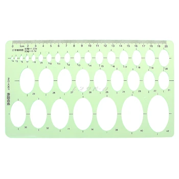 Green Ruler Plastic Oval Geometric Template Ruler Stencil Measuring Students School Accessories
Green Ruler Plastic Oval Geometric Template Ruler Stencil Measuring Students School Accessories