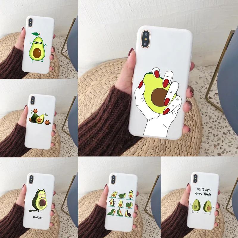 Cartoon avocado candy white soft silicone cover phone case for iPhone 11 SE 5 6 6S 7 8Plus MAX XR XS X10 11Pro MAX 2019
Cartoon avocado candy white soft silicone cover phone case for iPhone 11 SE 5 6 6S 7 8Plus MAX XR XS X10 11Pro MAX 2019
