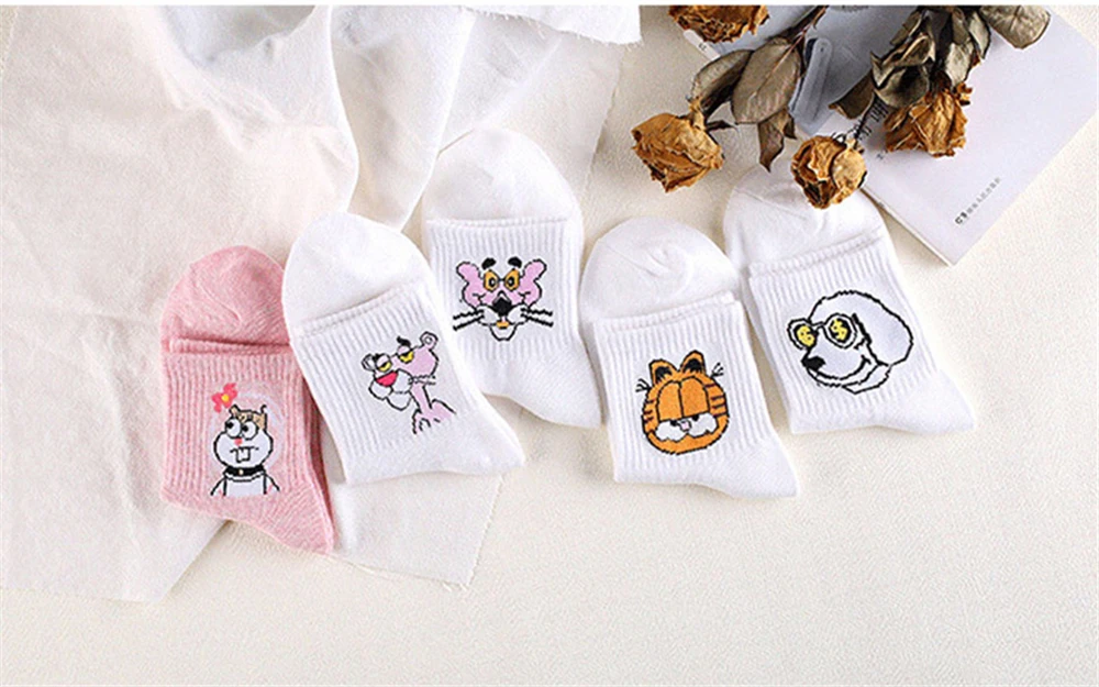 Japanese Kawaii Women Animals Cartoon Tube Socks Cute Egg Rabbit Panther Cotton Long Socks Female and Ladies Pink Milk White Sox Japanese Kawaii Women Animals Cartoon Tube Socks Cute Egg Rabbit Panther Cotton Long Socks Female and Ladies Pink Milk White Sox