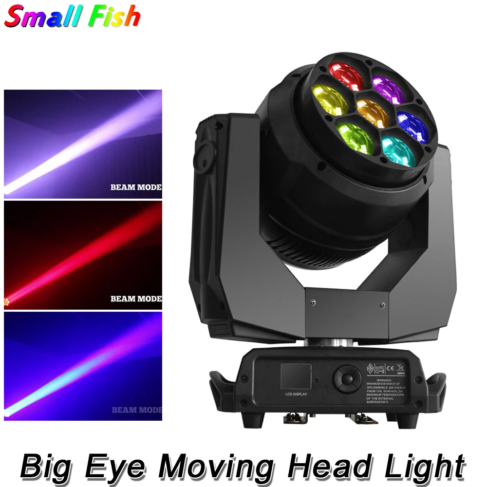 Professional Stage Light LED Zoom Functions 7X40W RGBW 4IN1 Big Eye Moving Head Light DJ Lighting Effect Party Club Beam Lights
Professional Stage Light LED Zoom Functions 7X40W RGBW 4IN1 Big Eye Moving Head Light DJ Lighting Effect Party Club Beam Lights