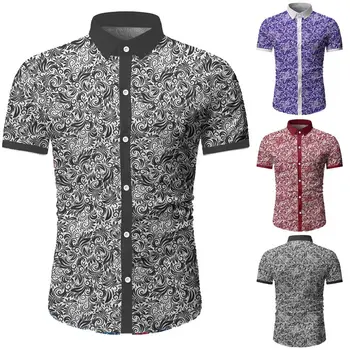 2020 fashion summer vintage hawaiian shirts for men good quality slim fit men shirt with short sleeves
2020 fashion summer vintage hawaiian shirts for men good quality slim fit men shirt with short sleeves