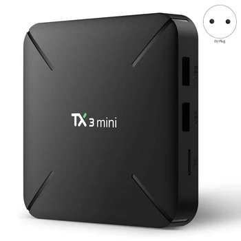 TX3 Mini TV Box Android 8.1 TV Box EU Plug with 4 in 1 USB Bluetooth 5.0 Wireless Receiver 3.5mm AUx o Adapter
TX3 Mini TV Box Android 8.1 TV Box EU Plug with 4 in 1 USB Bluetooth 5.0 Wireless Receiver 3.5mm AUx o Adapter