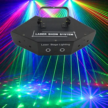 6 Lens RGB Laser Lines Beam Scans With Patterns DMX DJ Dance Bar Home Party Disco Effect Light System Show Laser Stage Lighting
6 Lens RGB Laser Lines Beam Scans With Patterns DMX DJ Dance Bar Home Party Disco Effect Light System Show Laser Stage Lighting
