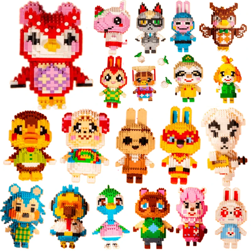 22 styles Animal Crossing Blocks legoeing Raymond 3D Model DIY Mini Diamond Blocks Bricks Building Toy for Children Gift
22 styles Animal Crossing Blocks legoeing Raymond 3D Model DIY Mini Diamond Blocks Bricks Building Toy for Children Gift