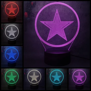 Representative Symbol Pentagram Classic Pattern Creative 3D Night Light LED Support Battery USB Plug Table Lamp Home Decor Gift
Representative Symbol Pentagram Classic Pattern Creative 3D Night Light LED Support Battery USB Plug Table Lamp Home Decor Gift