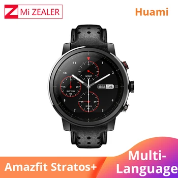 

Huami Xiaomi 2019 New Amazfit Stratos+ Flagship Smart Watch Men Genuie Leather Strap Gift Box Sapphire 2S Xiomi