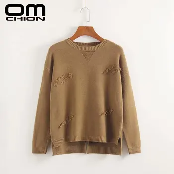 OMCHION Pull Femme 2019 Autumn Winter Split Holes Women Sweaters And Pullovers Casual Korean Tassel Sweater Loose Jumper LMY251
OMCHION Pull Femme 2019 Autumn Winter Split Holes Women Sweaters And Pullovers Casual Korean Tassel Sweater Loose Jumper LMY251