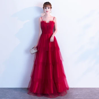 Sexy Burgundy Spaghetti Strap Evening Dress Lace Cheongsam Mesh Qipao 2020 New Party Prom Gown Elegant Maxi Dress Vestidos
Sexy Burgundy Spaghetti Strap Evening Dress Lace Cheongsam Mesh Qipao 2020 New Party Prom Gown Elegant Maxi Dress Vestidos