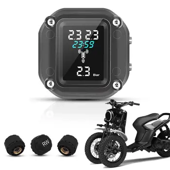 Motorcycle Tire Temperature Monitor Wireless High-precision TPMS Detector Tire Pressure Monitoring System With LCD Screen 
Motorcycle Tire Temperature Monitor Wireless High-precision TPMS Detector Tire Pressure Monitoring System With LCD Screen