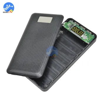 3 USB 7x 18650 Battery DIY Power Bank Box Holder Case LCD Display Battery Charge For Mobile Phone PC With LED Flashlight
3 USB 7x 18650 Battery DIY Power Bank Box Holder Case LCD Display Battery Charge For Mobile Phone PC With LED Flashlight
