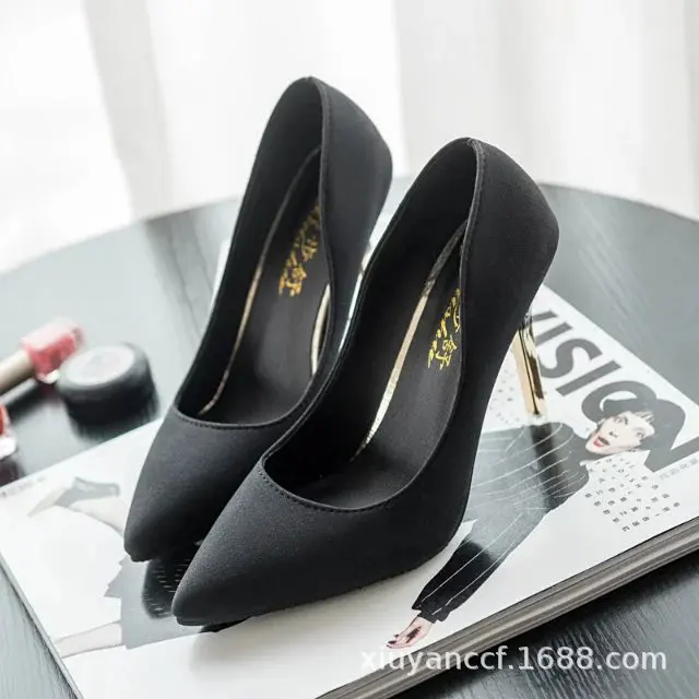 Fashion Leisure Basic Pumps for Women Slip-On Super High Thin Heels Ladies Pumps Spring Autumm Casual Pointed Toe Single Shoes
Fashion Leisure Basic Pumps for Women Slip-On Super High Thin Heels Ladies Pumps Spring Autumm Casual Pointed Toe Single Shoes