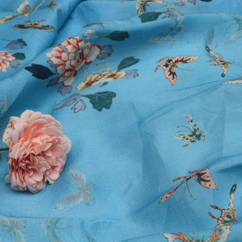 High quality pure ramie fabric digital Lagoon butterfly printing tissu High-end dresses and skirts tissus
High quality pure ramie fabric digital Lagoon butterfly printing tissu High-end dresses and skirts tissus