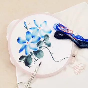 DIY Chinese Silk Suzhou Embroidery Kit with Hoop Flower Printed Pattern Needlework Kit Handkerchief Handmade Sewing Art Craft
DIY Chinese Silk Suzhou Embroidery Kit with Hoop Flower Printed Pattern Needlework Kit Handkerchief Handmade Sewing Art Craft
