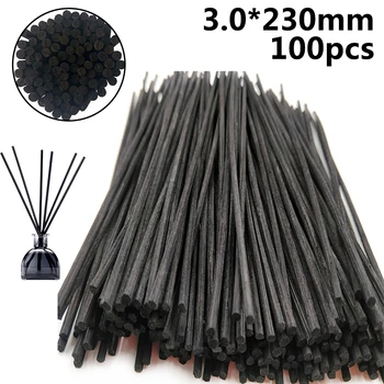 100pcs/set 3.0x230mm Reed Stick Black Rattan Home Fragrance Diffuser Aroma Scent DIY Handmade Home Decor Oil Diffuser Refill
100pcs/set 3.0x230mm Reed Stick Black Rattan Home Fragrance Diffuser Aroma Scent DIY Handmade Home Decor Oil Diffuser Refill
