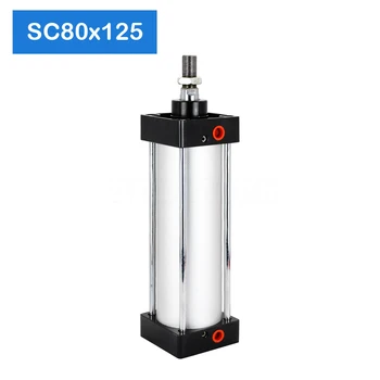 SC80X125 SC Series Single Rod Standard Pneumatic Air Cylinder 80mm Bore 125mm Stroke SC80X125 SC80-125 Pneumatic Cylinder 
SC80X125 SC Series Single Rod Standard Pneumatic Air Cylinder 80mm Bore 125mm Stroke SC80X125 SC80-125 Pneumatic Cylinder