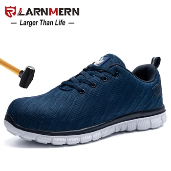 LARNMERN Men's Safety Shoes Work Shoe Steel Toe Comfortable Lightweight Breathable Anti-smashing Anti-puncture Construction Shoe
LARNMERN Men's Safety Shoes Work Shoe Steel Toe Comfortable Lightweight Breathable Anti-smashing Anti-puncture Construction Shoe