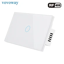 VOVOWAY Touch light switch RF433 Remote control Toughened crystal glass Home Wall sticker installation 1/2/3gang no neutral wire
VOVOWAY Touch light switch RF433 Remote control Toughened crystal glass Home Wall sticker installation 1/2/3gang no neutral wire