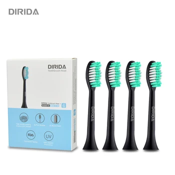 Original Electric Sonic Toothbrush Heads Replacement Sonic Brush head For DIRIDA S-100 Toothbrush Dupont Soft Bristle 
Original Electric Sonic Toothbrush Heads Replacement Sonic Brush head For DIRIDA S-100 Toothbrush Dupont Soft Bristle