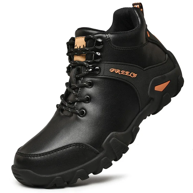 2019 Men Winter Hiking Shoes Men Outdoor Boots Leather Mountain Climbing Boots High Top Trekking Sneakers Leather Sport Shoes
2019 Men Winter Hiking Shoes Men Outdoor Boots Leather Mountain Climbing Boots High Top Trekking Sneakers Leather Sport Shoes