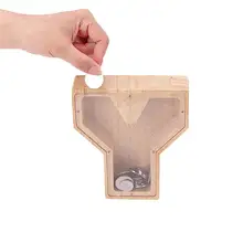 1pc Creative Letter-shaped Bamboo Piggy Bank Large Enough Burly Bamboo Saving Pot
1pc Creative Letter-shaped Bamboo Piggy Bank Large Enough Burly Bamboo Saving Pot
