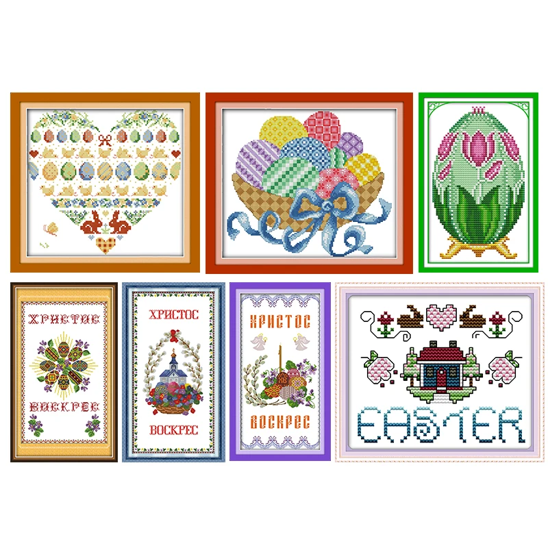 Easter Egg Joy Sunday Stamped Cross Stitch Kits Patterns Printed 11CT 14CT Print Counted DIY Homemade Embroidery Needlework Sets
Easter Egg Joy Sunday Stamped Cross Stitch Kits Patterns Printed 11CT 14CT Print Counted DIY Homemade Embroidery Needlework Sets