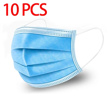 10 Pcs Fast delivery Hot Sale 3-layer Mask Face Mouth Masks Non Woven Disposable Anti-Dust Meltblown cloth Masks Earloops Masks
10 Pcs Fast delivery Hot Sale 3-layer Mask Face Mouth Masks Non Woven Disposable Anti-Dust Meltblown cloth Masks Earloops Masks