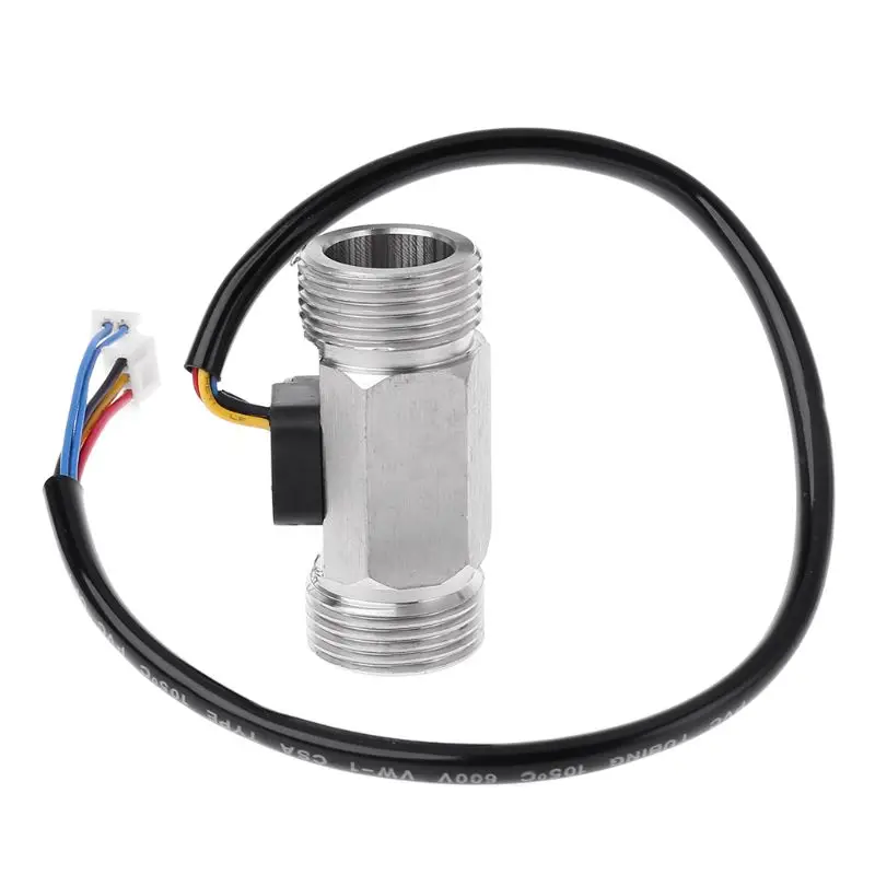 Stainless Steel G3/4 Water Flow Meter With NTC Temperature Measurement Digital Hall Effect Flowmeter Turbine Flow Sensor
Stainless Steel G3/4 Water Flow Meter With NTC Temperature Measurement Digital Hall Effect Flowmeter Turbine Flow Sensor