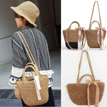 New Fashion Women Girls Rattan Straw Bag Woven Round Handbag Crossbody Beach Summer Bags
New Fashion Women Girls Rattan Straw Bag Woven Round Handbag Crossbody Beach Summer Bags
