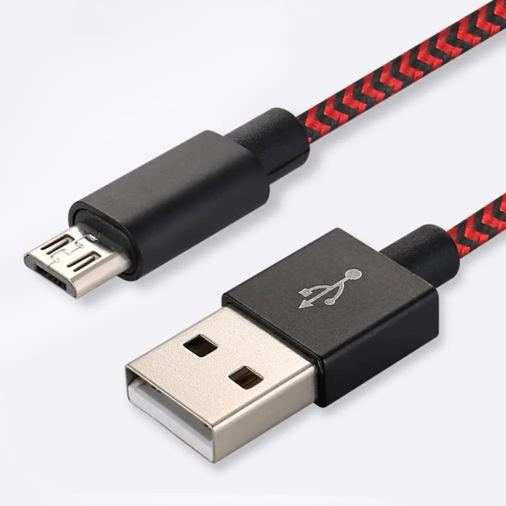 USB 2.4A Data Line Fast Charge Nylon Woven Mobile Phone Data Charging Line 2m Android Micro Interface
USB 2.4A Data Line Fast Charge Nylon Woven Mobile Phone Data Charging Line 2m Android Micro Interface