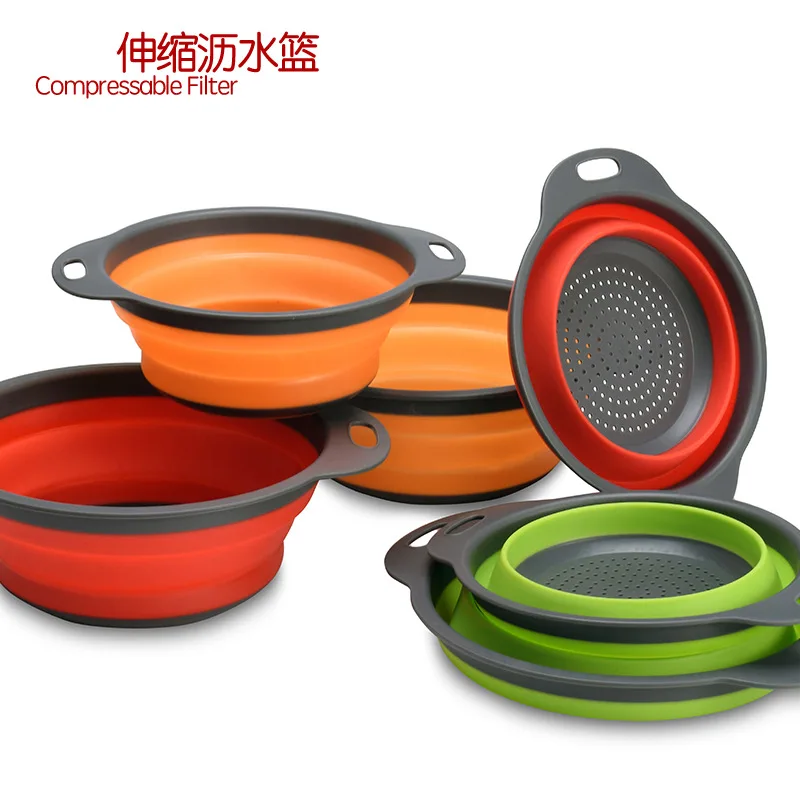 2Pcs Foldable Silicone Colander Fruit Vegetable Washing Basket Strainer Strainer Collapsible Drainer with Handle Kitchen Tools
2Pcs Foldable Silicone Colander Fruit Vegetable Washing Basket Strainer Strainer Collapsible Drainer with Handle Kitchen Tools