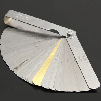 Feeler Gauge 32 Blades 0.04-0.88mm 0015-0.035 Copper Sheet Measuring Tool Polished Surface Durable And Smooth
Feeler Gauge 32 Blades 0.04-0.88mm 0015-0.035 Copper Sheet Measuring Tool Polished Surface Durable And Smooth